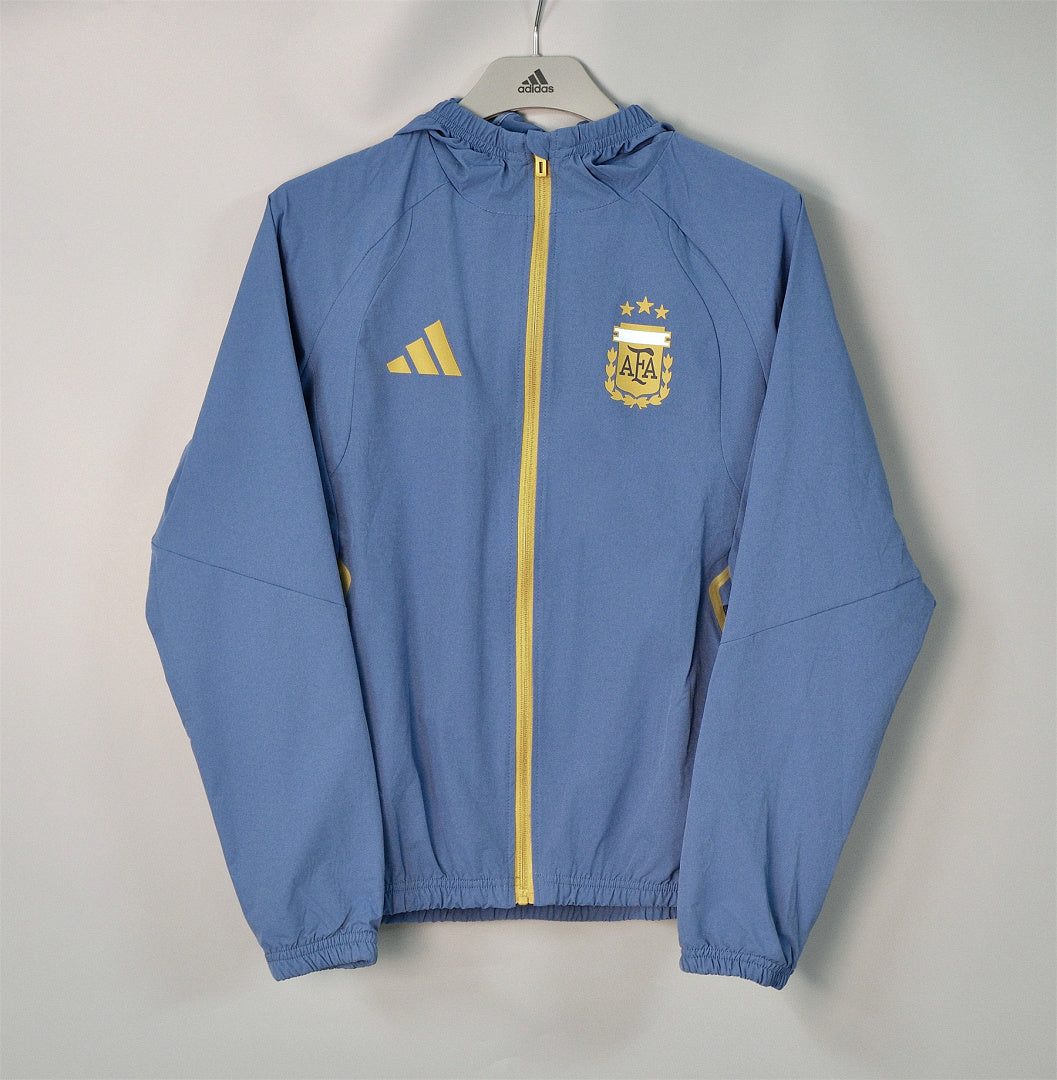 26/27 Argentina Slate Blue Hooded Windbreaker