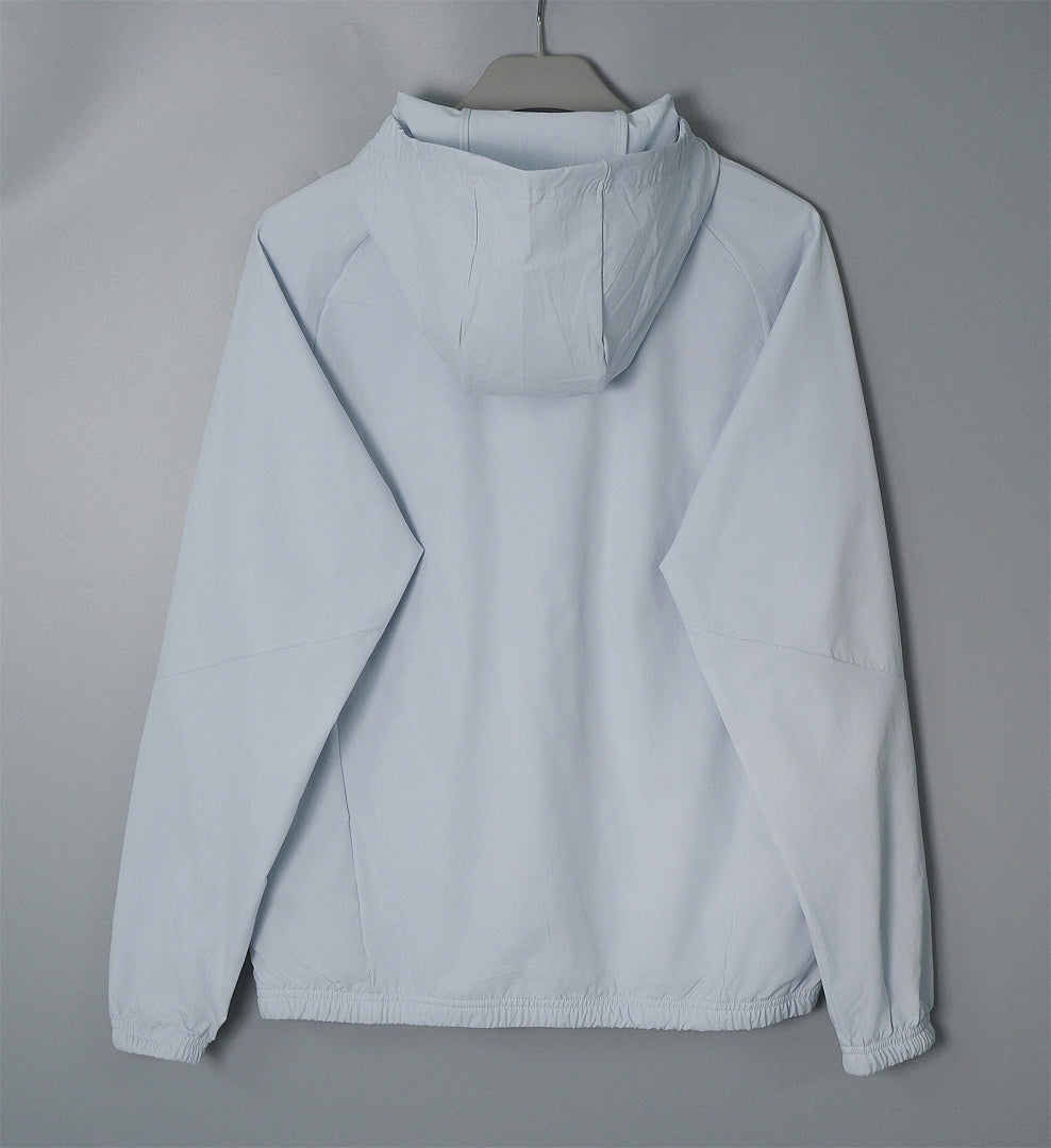 26/27 Arsenal Light Grey Hooded Windbreaker