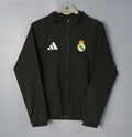 26/27 Real Madrid Black Hooded Windbreaker