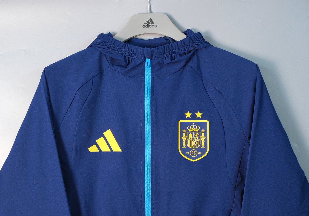 26/27 Spain Navy Hooded Windbreaker