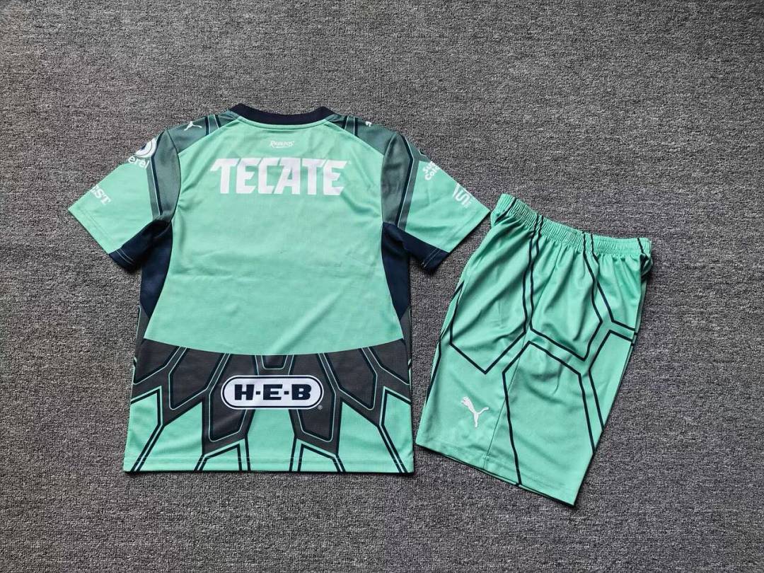 26/27 Monterrey Goalkeeper Teal Kids Jersey