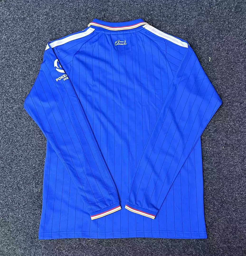 26/27 Como 1907 Long Sleeve Home Jersey