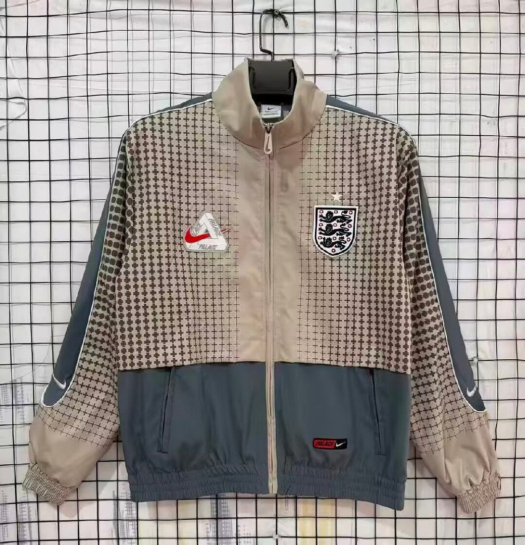 26/27 England Beige Check Windbreaker