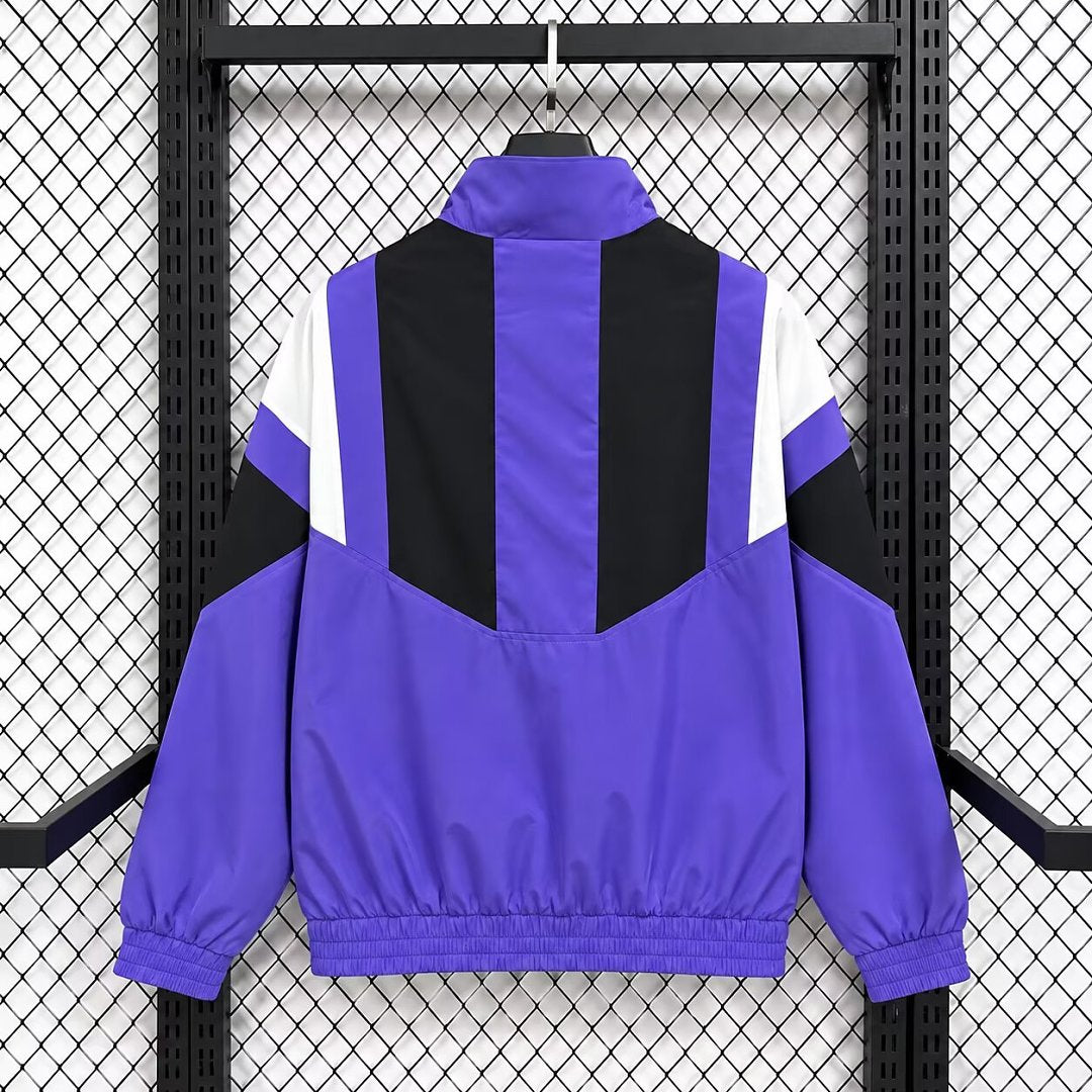 26/27 Real Madrid Purple & Black Windbreaker