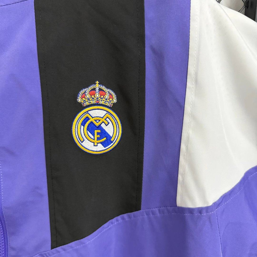 26/27 Real Madrid Purple & Black Windbreaker