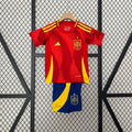 2024 Spain Home Kids Jersey