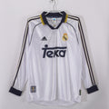 98/00 Real Madrid Long Sleeve Home Retro Jersey