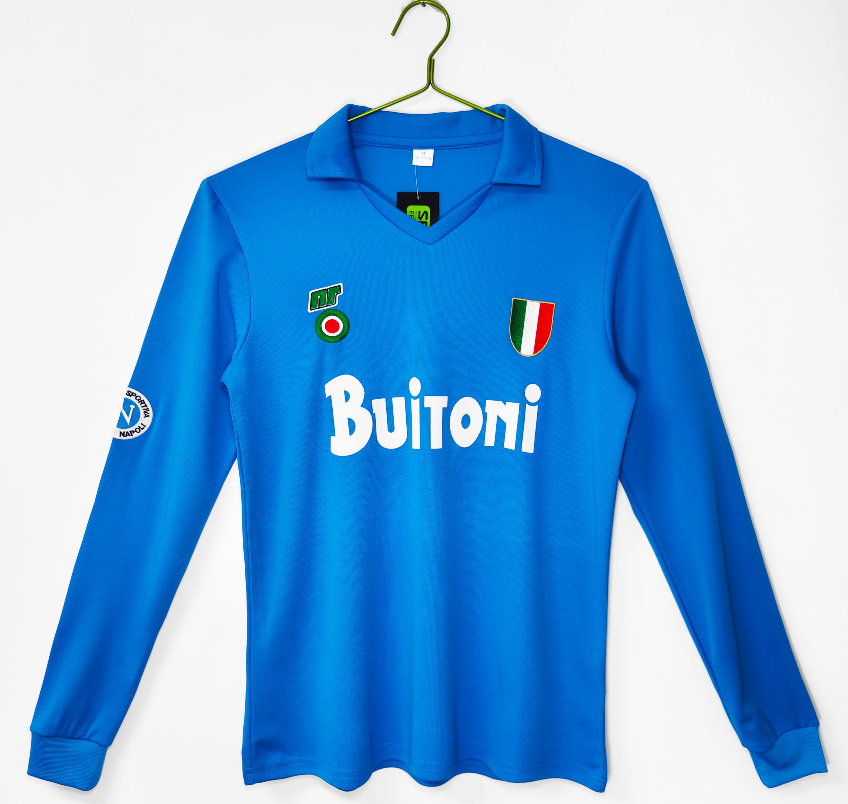 87/88 Napoli Long Sleeve Home Retro Jersey