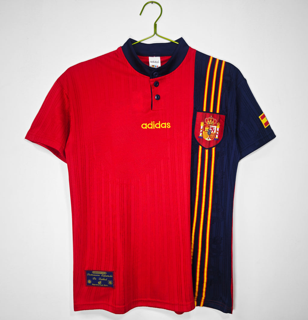 1996 Spain Home Retro Jersey