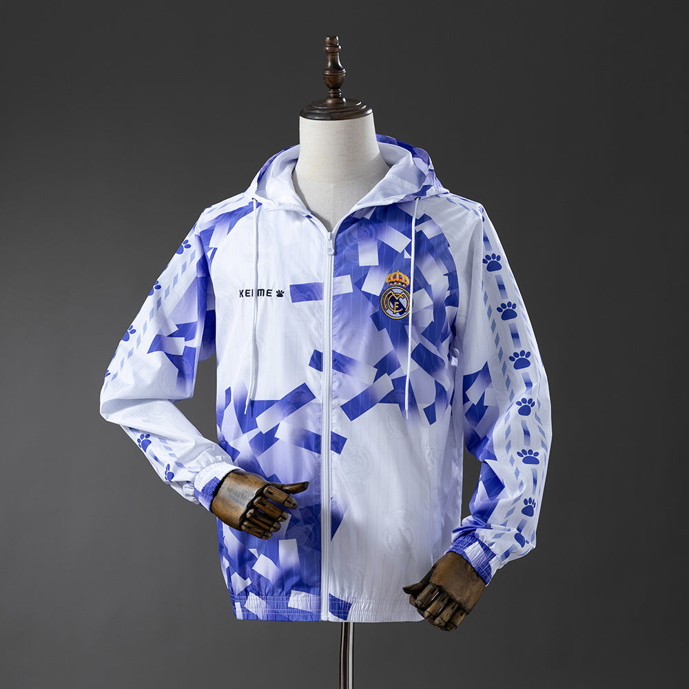 25/26 Real Madrid Hooded Windbreaker