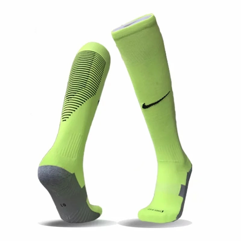 Long Grip Socks - Lime Green