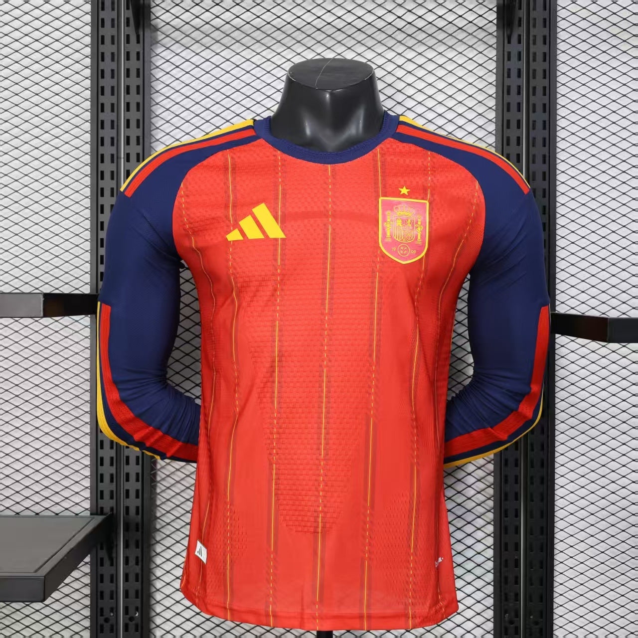 2026 Spain Long Sleeve Home Jersey
