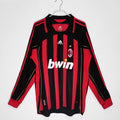 06/07 AC Milan Long Sleeve Home Retro Jersey