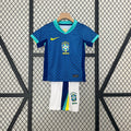 2024 Brazil Away Kids Jersey