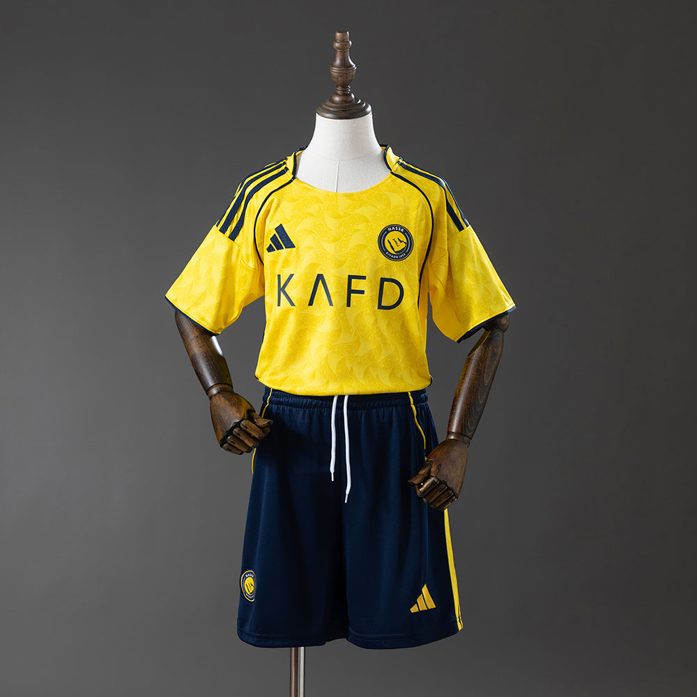 25/26 Al Nassr Home Kids Jersey