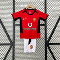 02/04 Manchester United Home Retro Kids Jersey