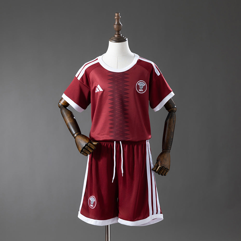 2026 Qatar Home Kids Jersey