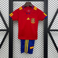 2010 Spain Home Retro Kids Jersey