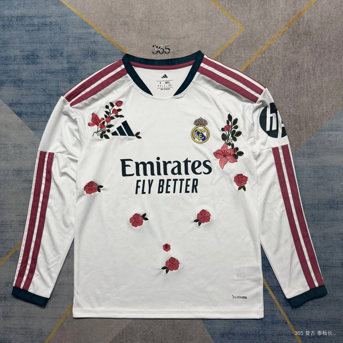 26/27 Real Madrid Embroidered Long Sleeve Jersey