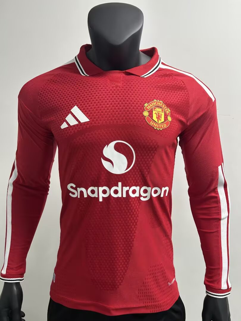 26/27 Manchester United Long Sleeve Home Jersey