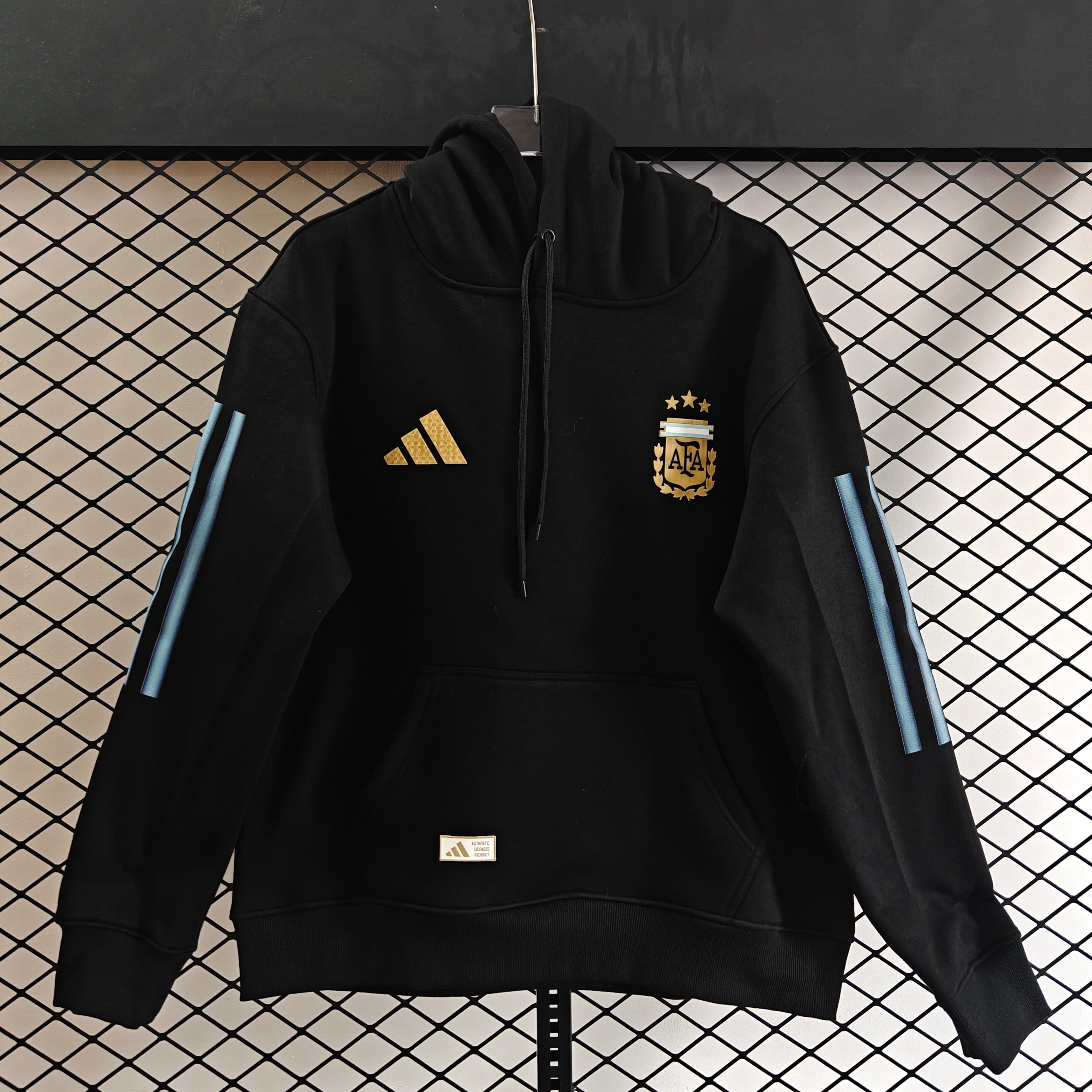 Argentina Hoodie - Pure Black