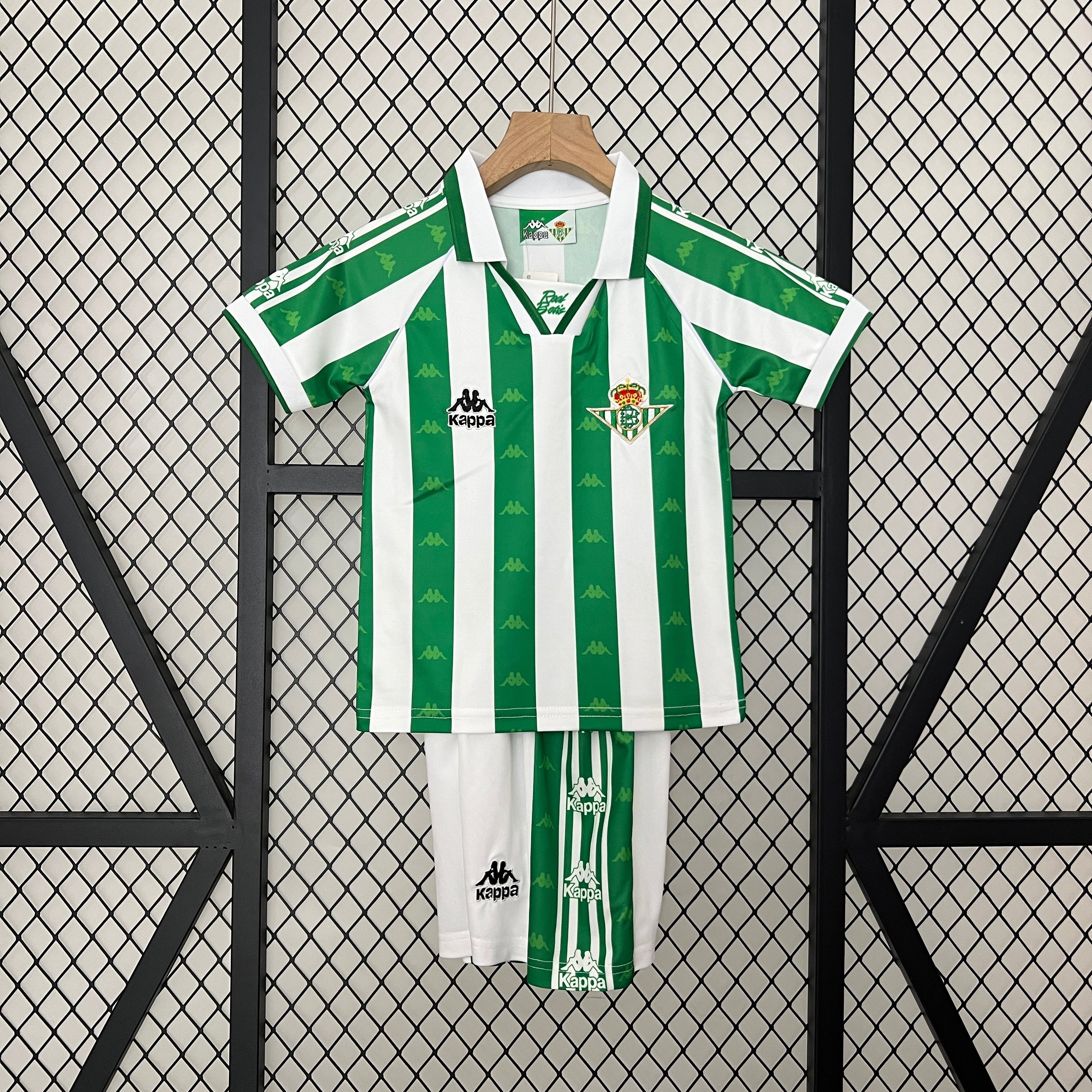 95/97 Real Betis Home Retro Kids Jersey