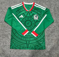 2026 Mexico Long Sleeve Home Jersey