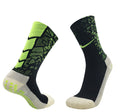 Short Grip Socks - Black & Green