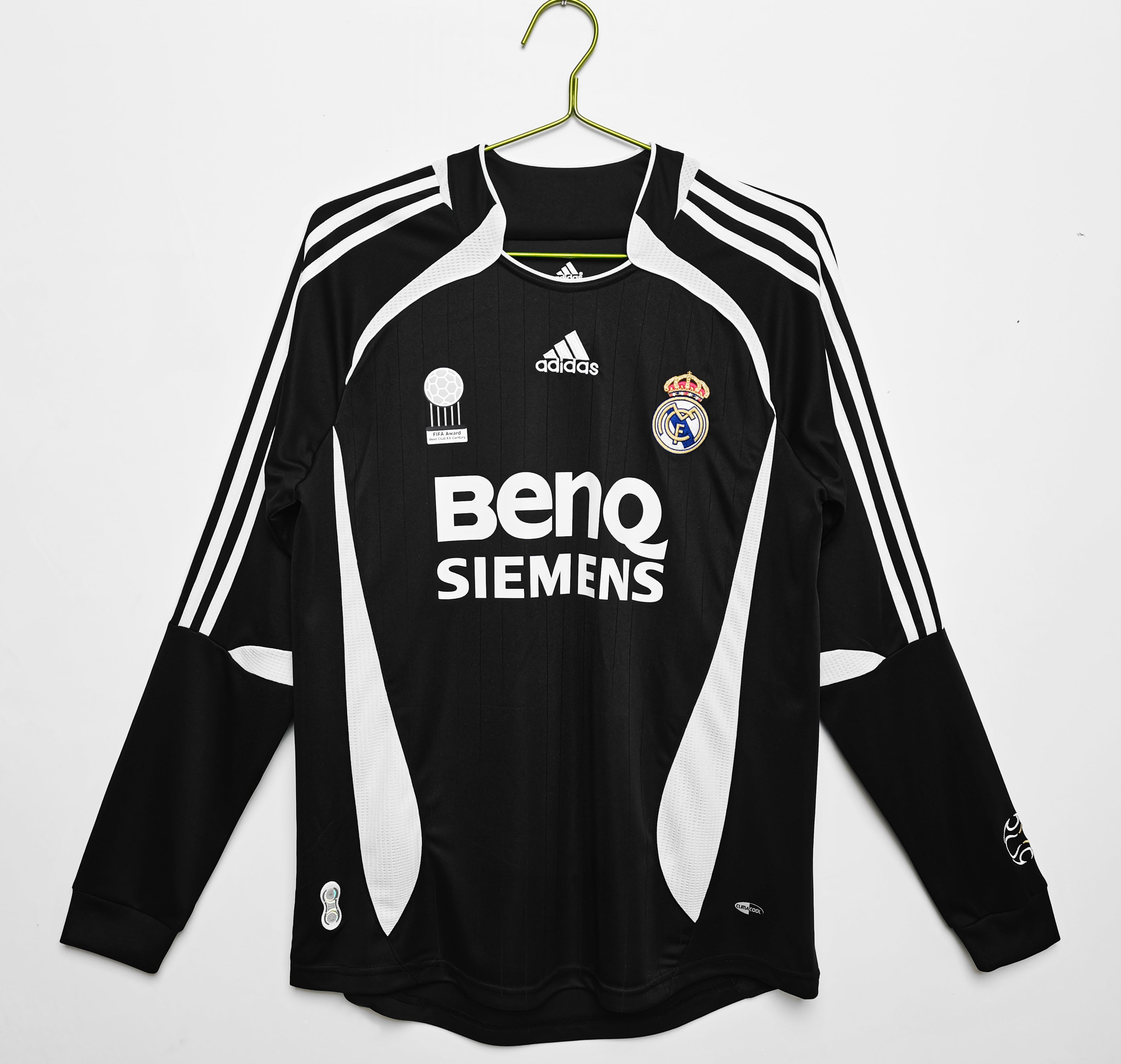 06/07 Real Madrid Long Sleeve Third Away Retro Jersey