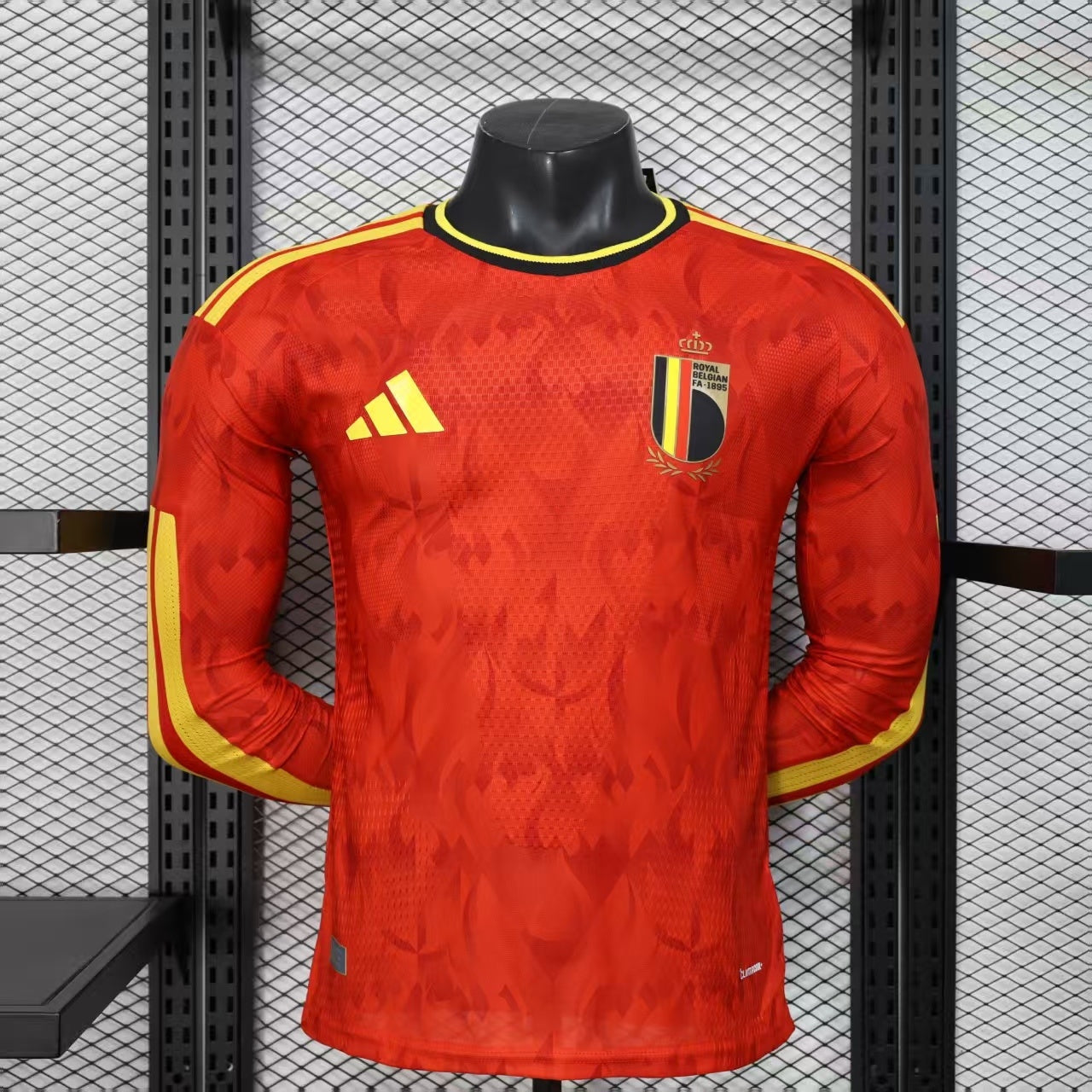 25/26 Belgium Home Long Sleeve Jersey