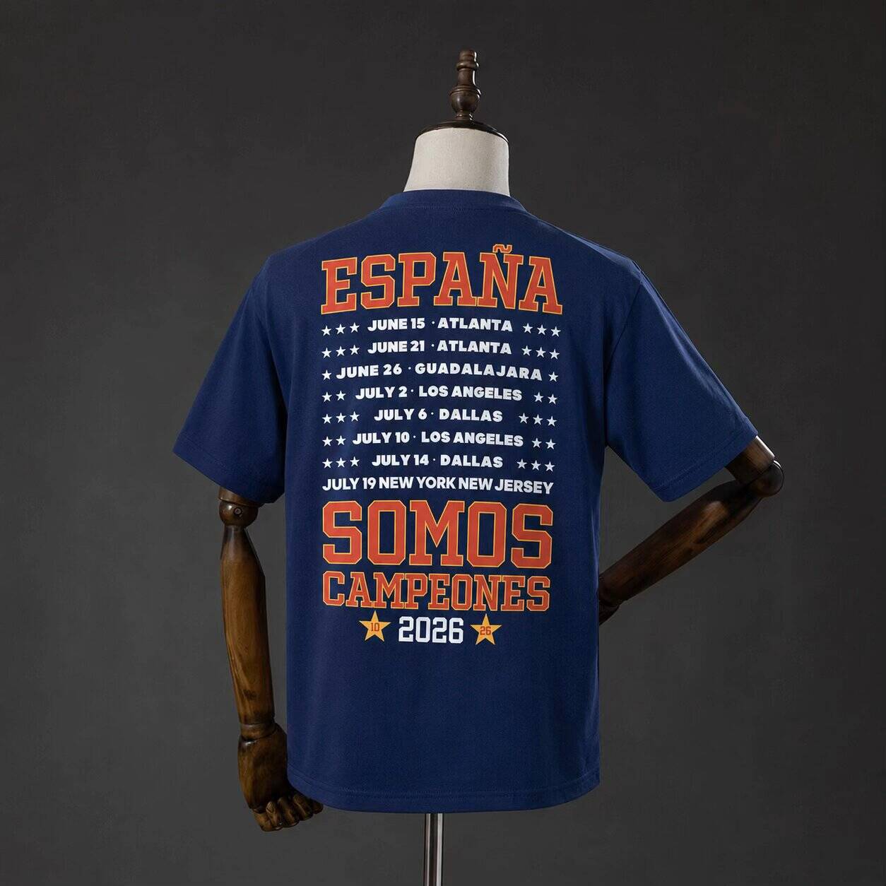 2026 Spain Champions of the world COTTON Jersey