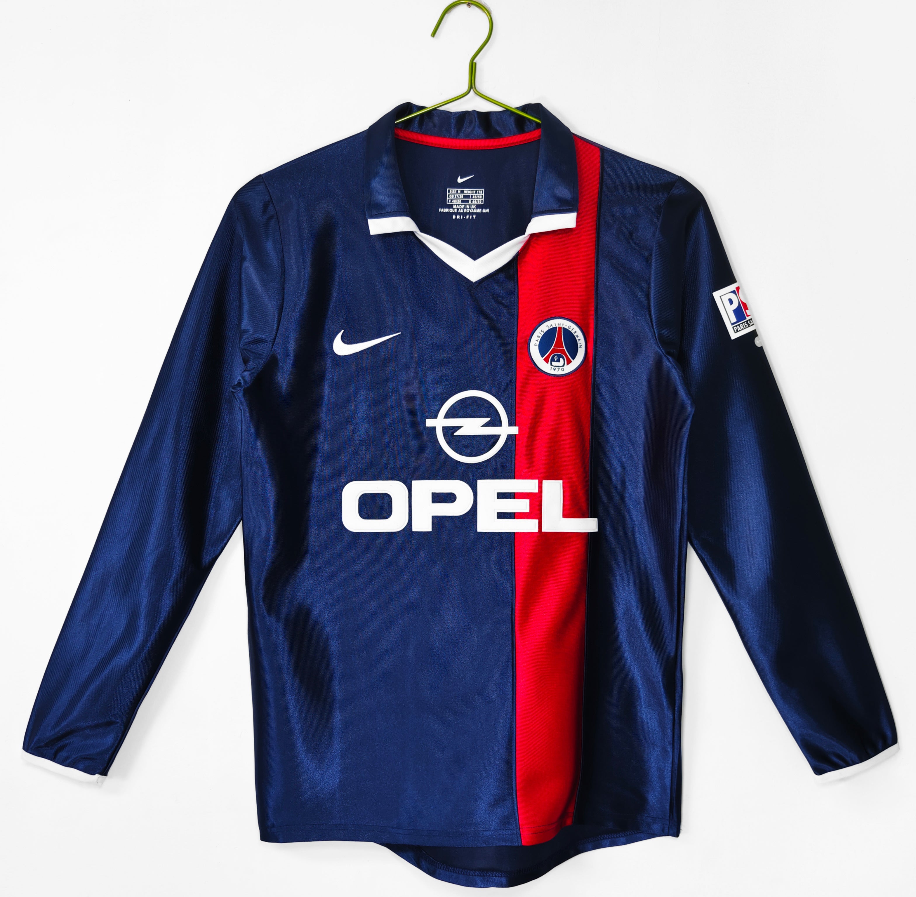 01/02 PSG Long Sleeve Home Retro Jersey