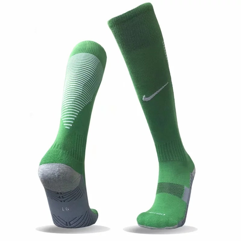 Long Grip Socks - Green