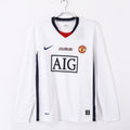 08/09 Manchester United Champions League Long Sleeve Away Retro Jersey