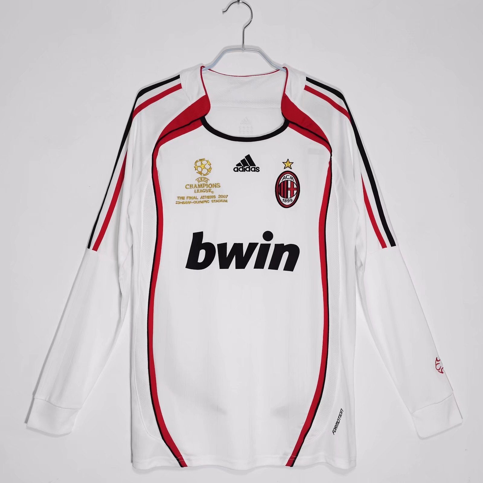 06/07 AC Milan UCL Final Long Sleeve Away Retro Jersey