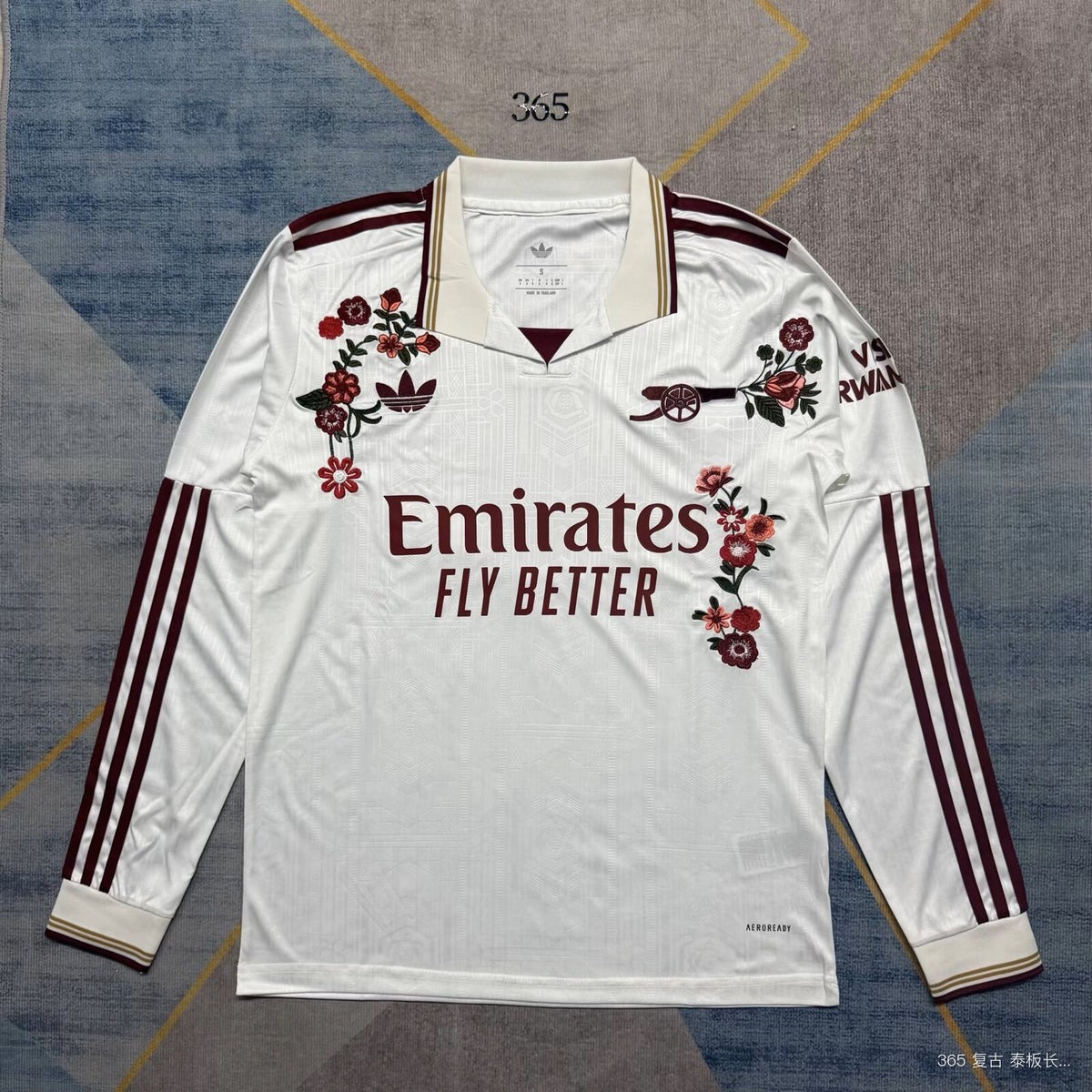 25/26 Arsenal Home Embroidered Long Sleeve Jersey