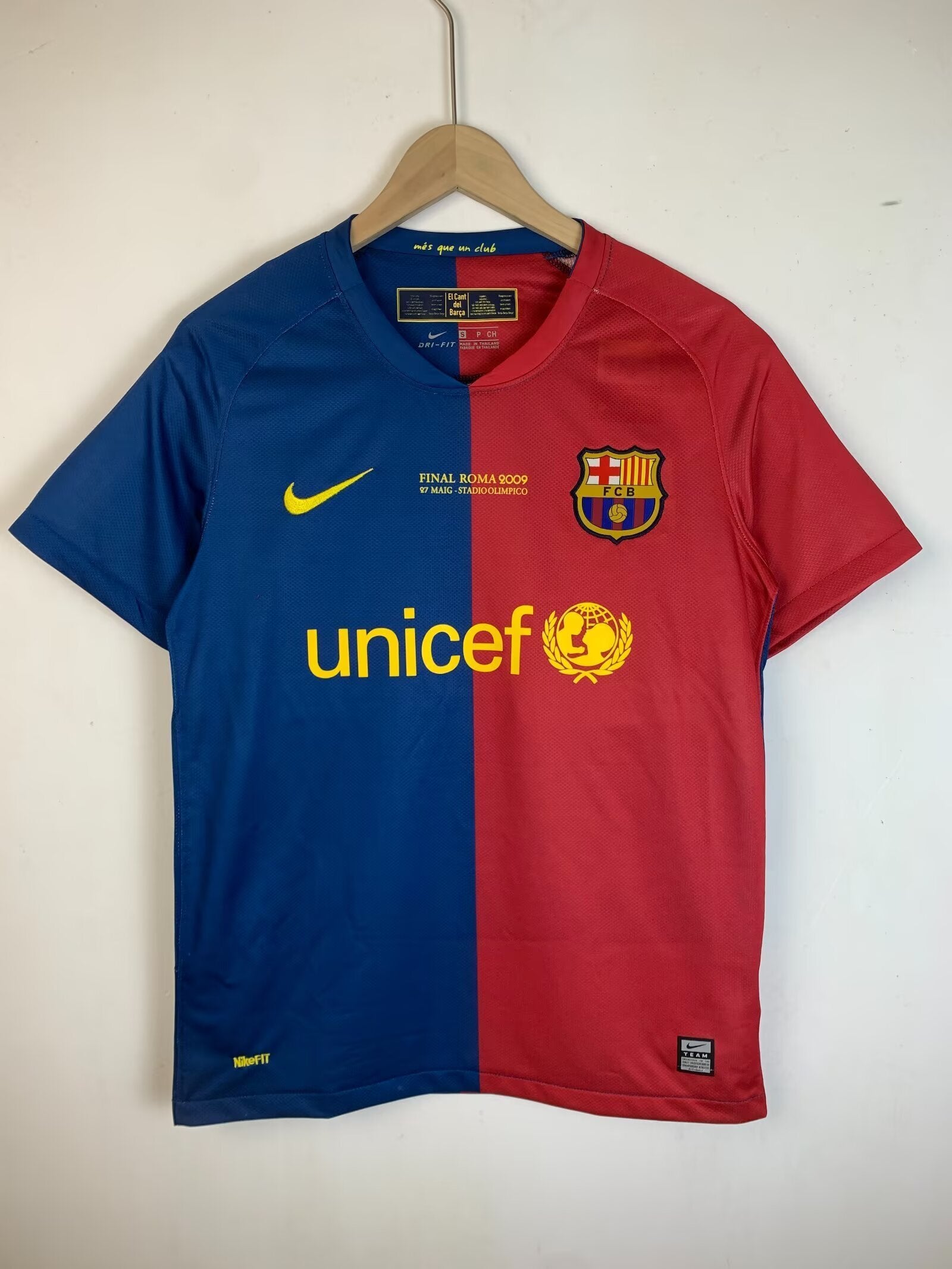 08/09 Barcelona UCL FINAL Home Jersey