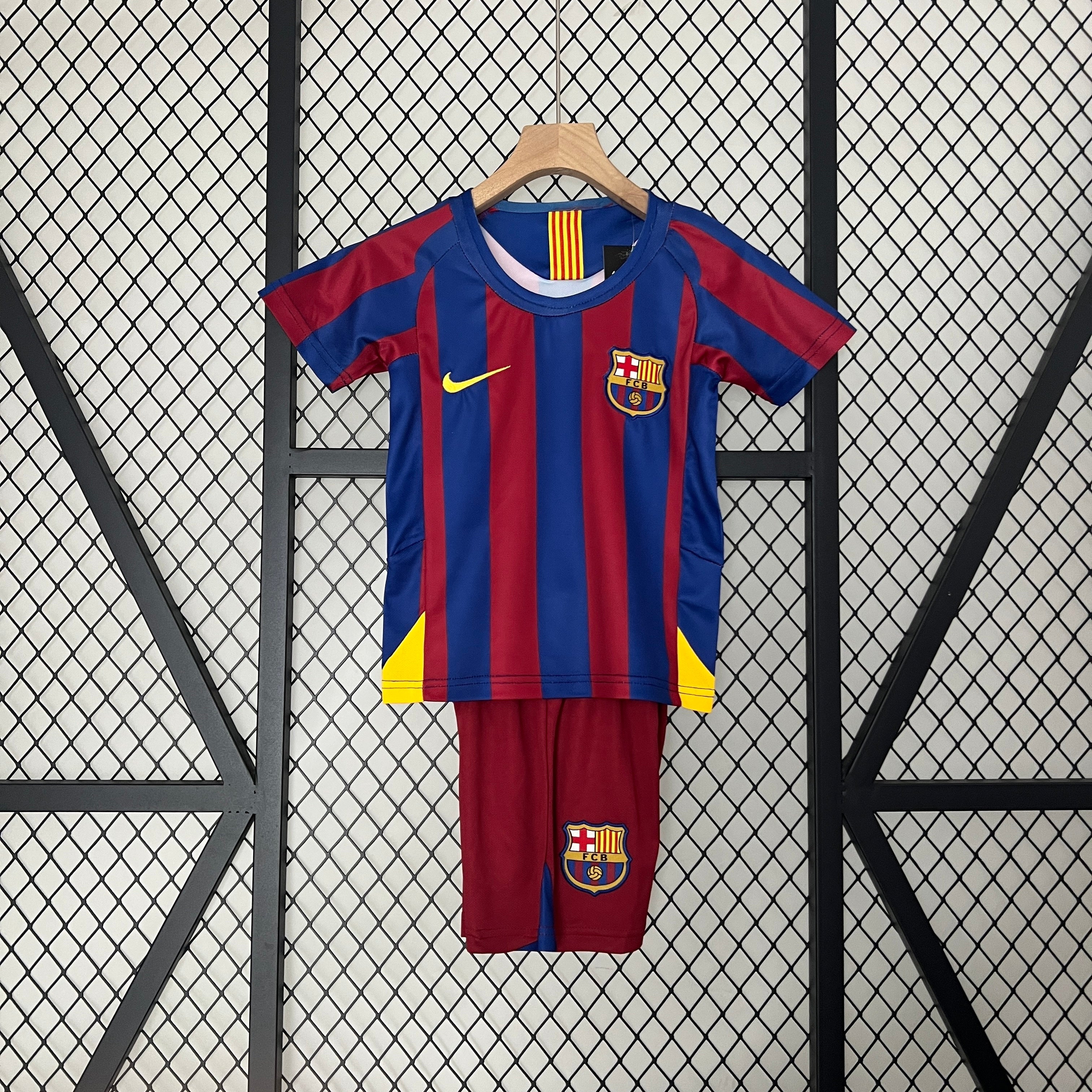 05/06 Barcelona Home Retro Kids Jersey