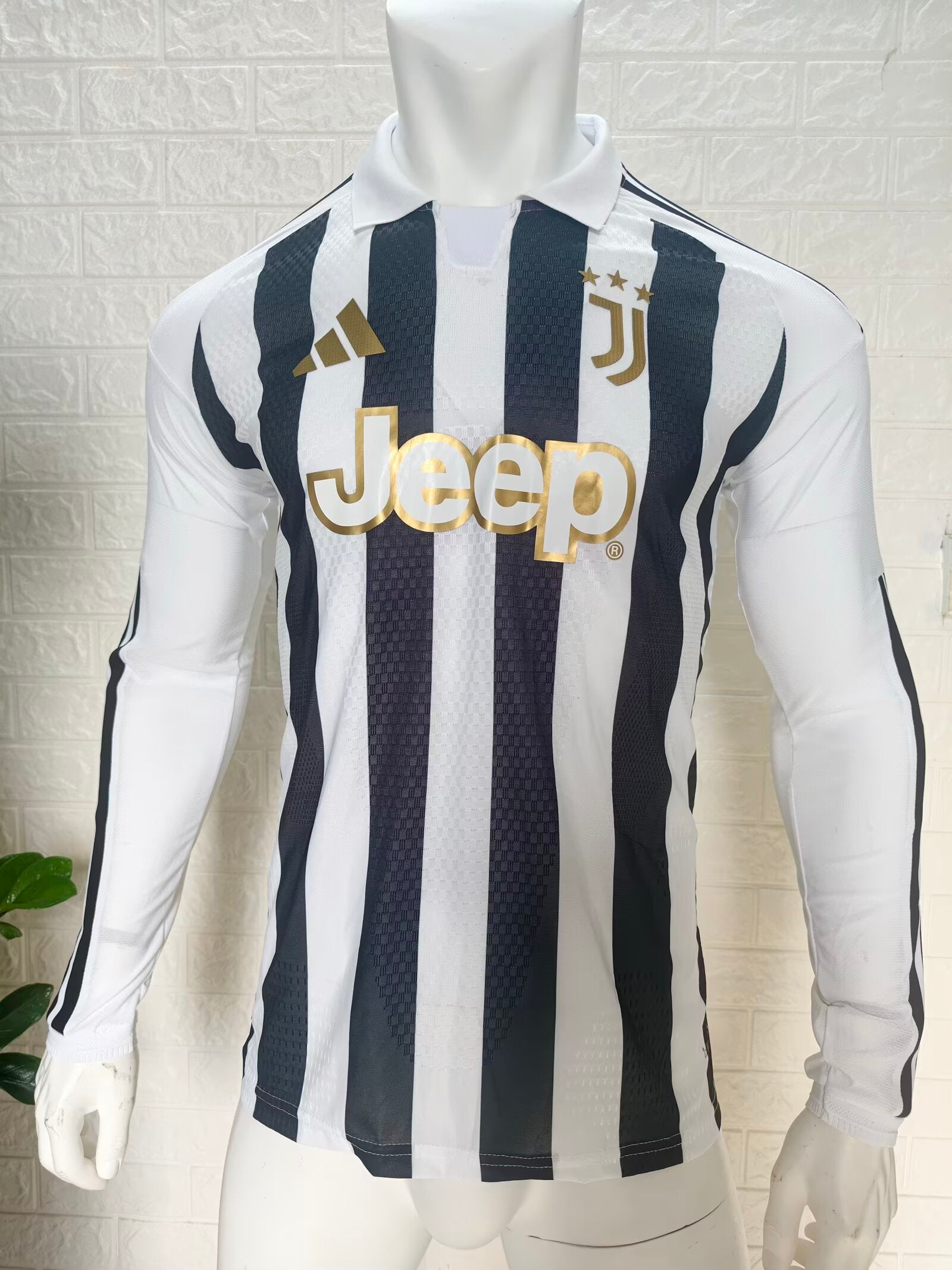 26/27 Juventus Long Sleeve Home Jersey
