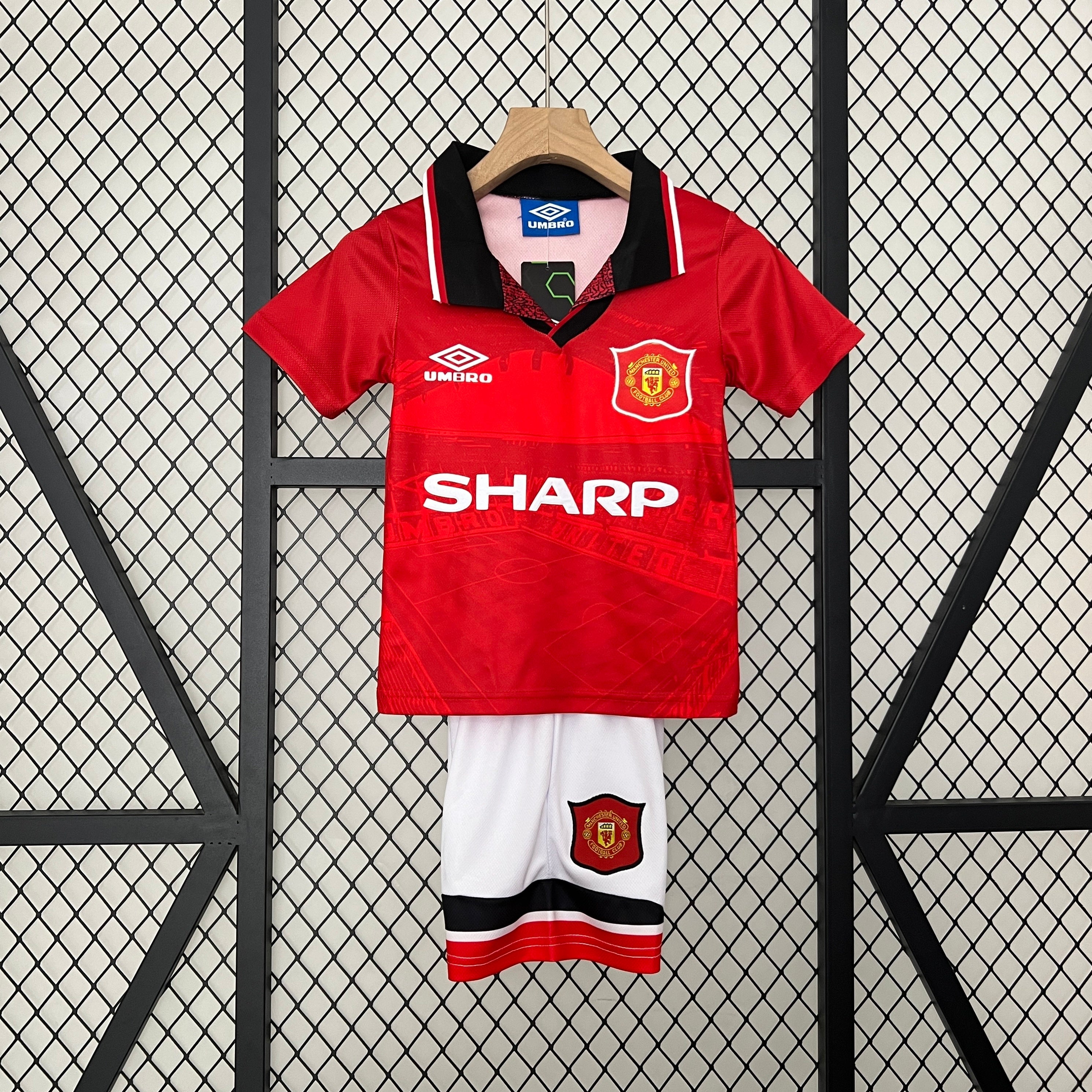 94/96 Manchester United Home Retro Kids Jersey
