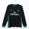 17/18 Real Madrid Long Sleeve Away Retro Jersey
