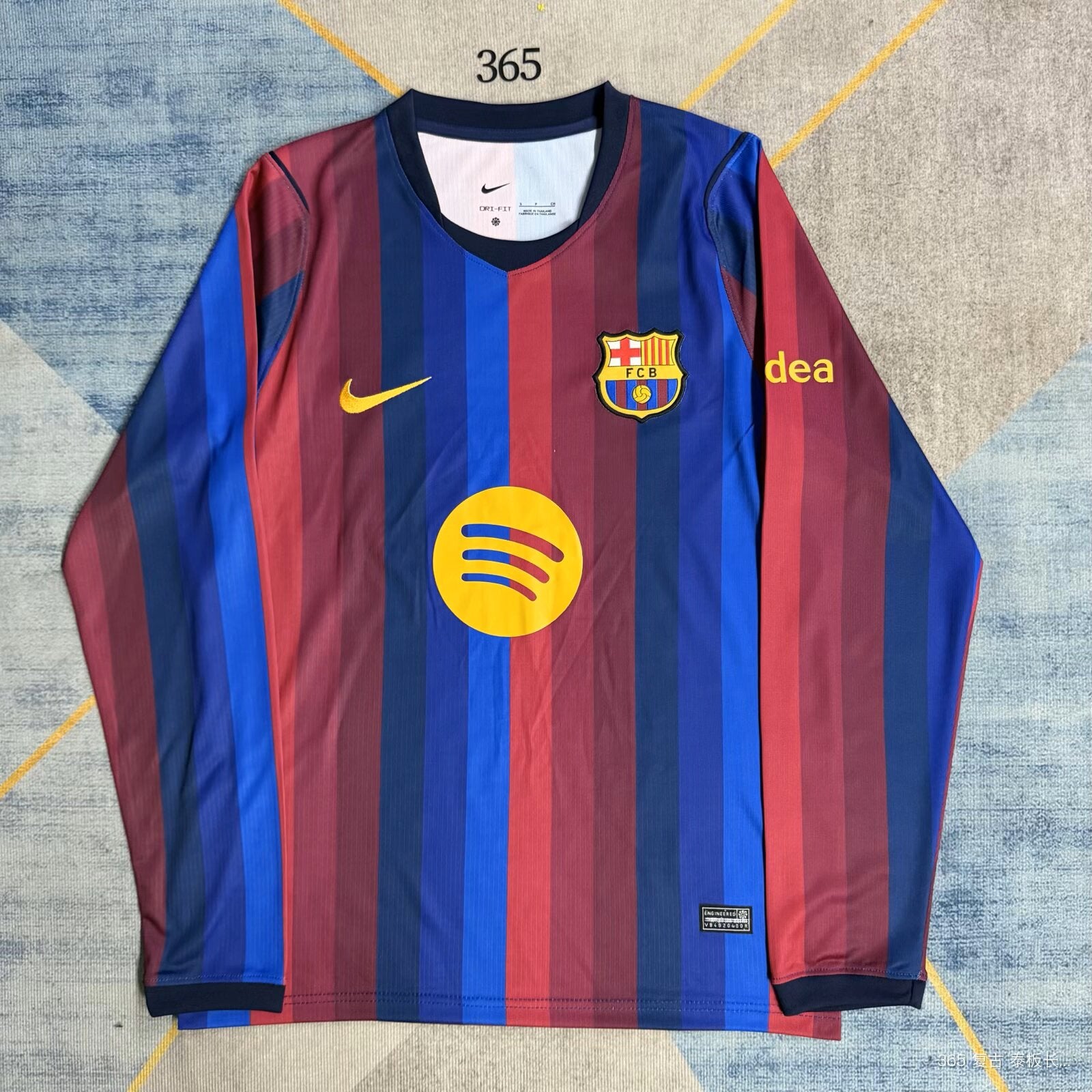 26/27 Barcelona Long Sleeve Home Jersey