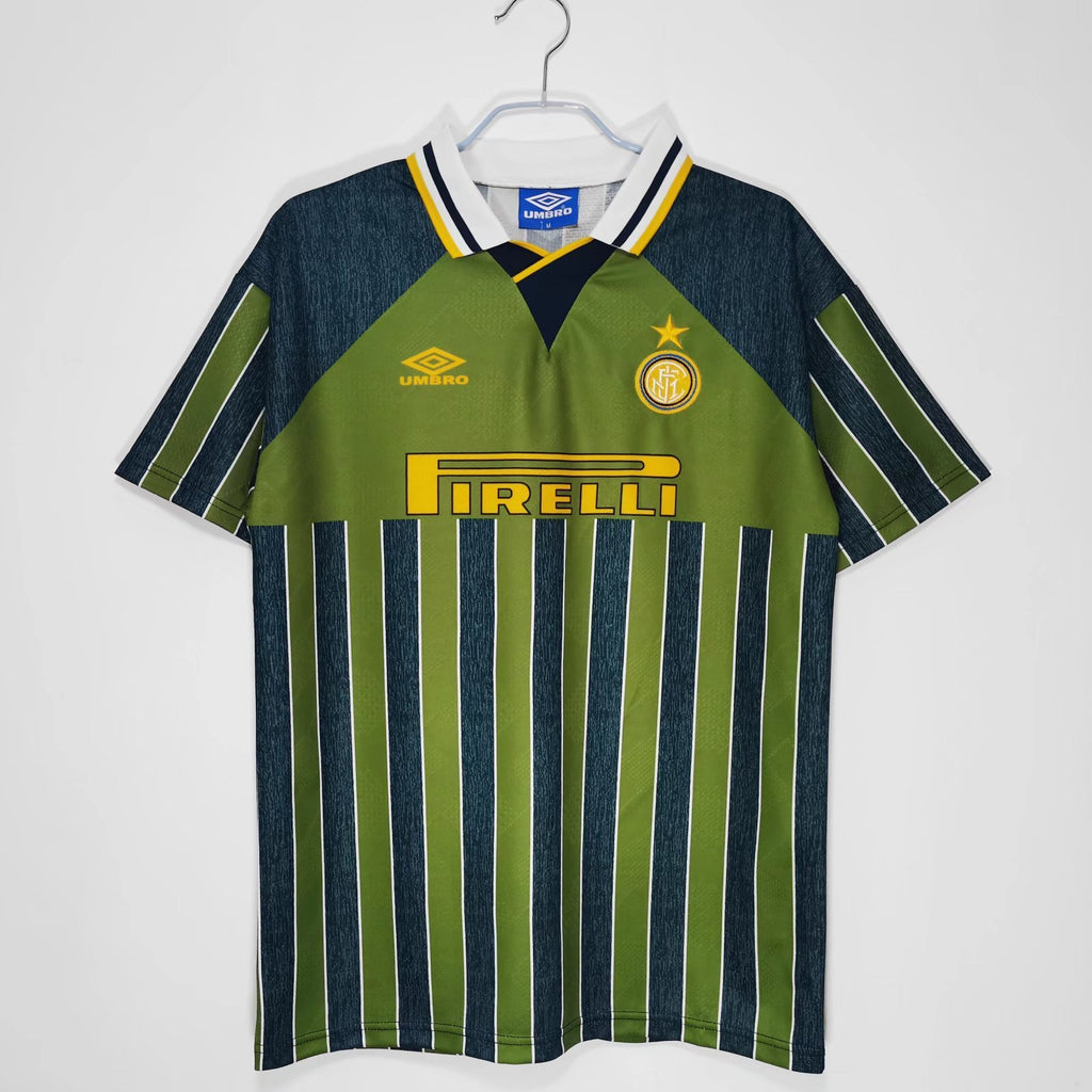 95/96 Inter Milan Green Away Retro Jersey