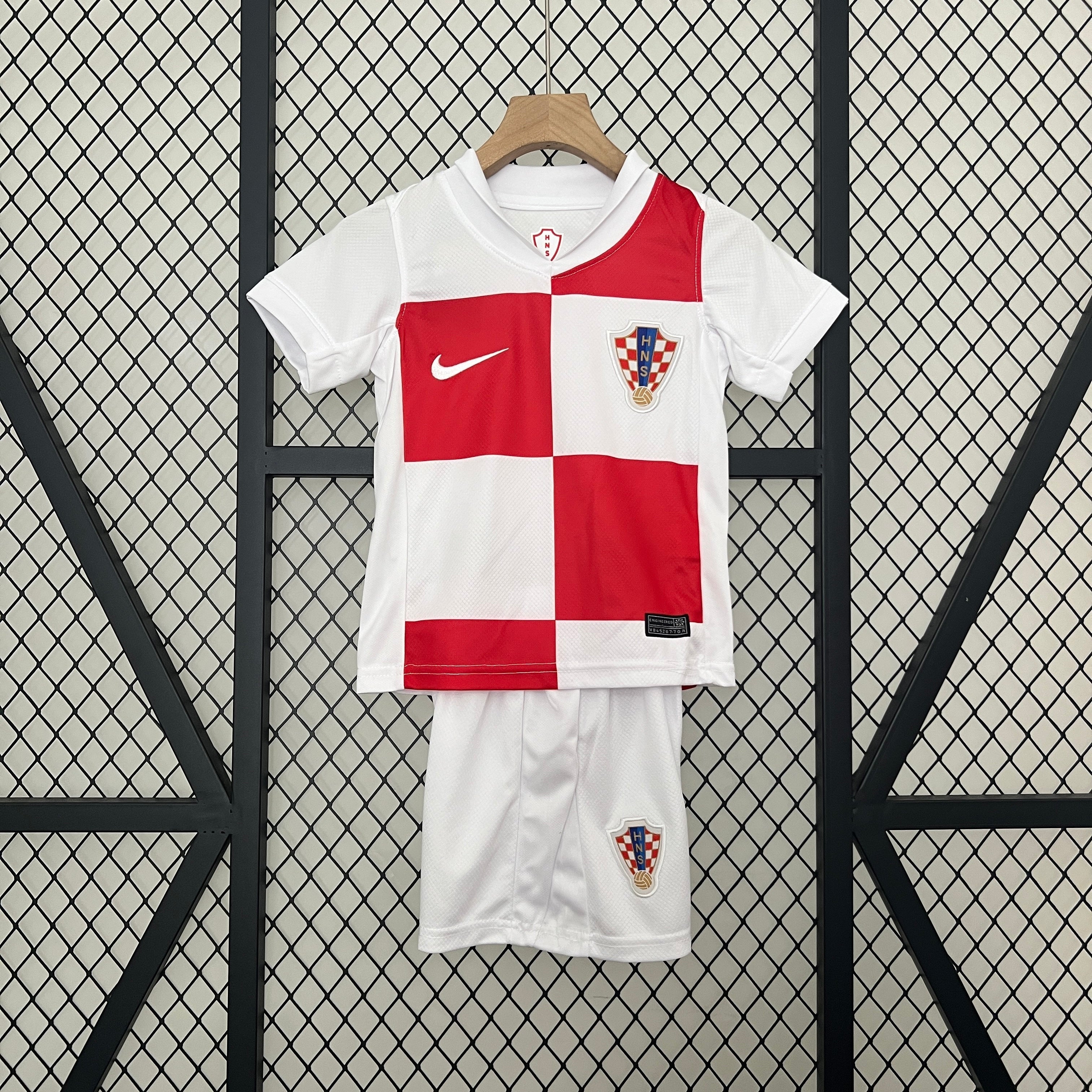 2024 Croatia Home Kids Jersey
