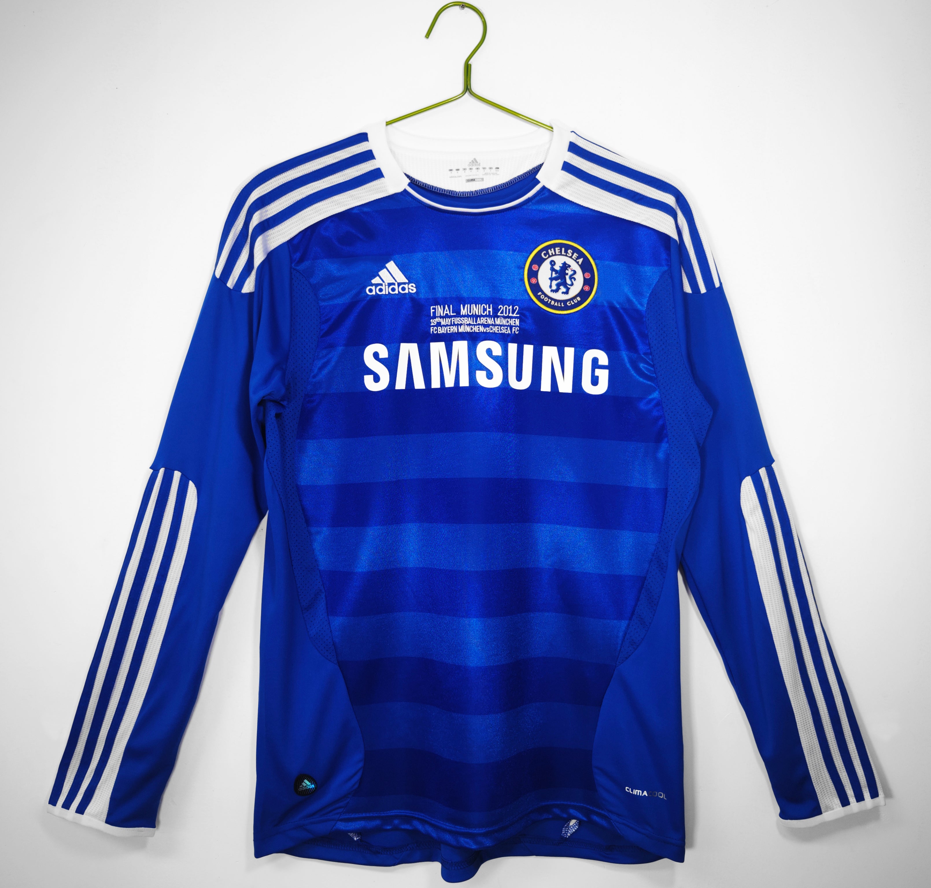 11/12 Chelsea UCL Final Long Sleeve Home Retro Jersey