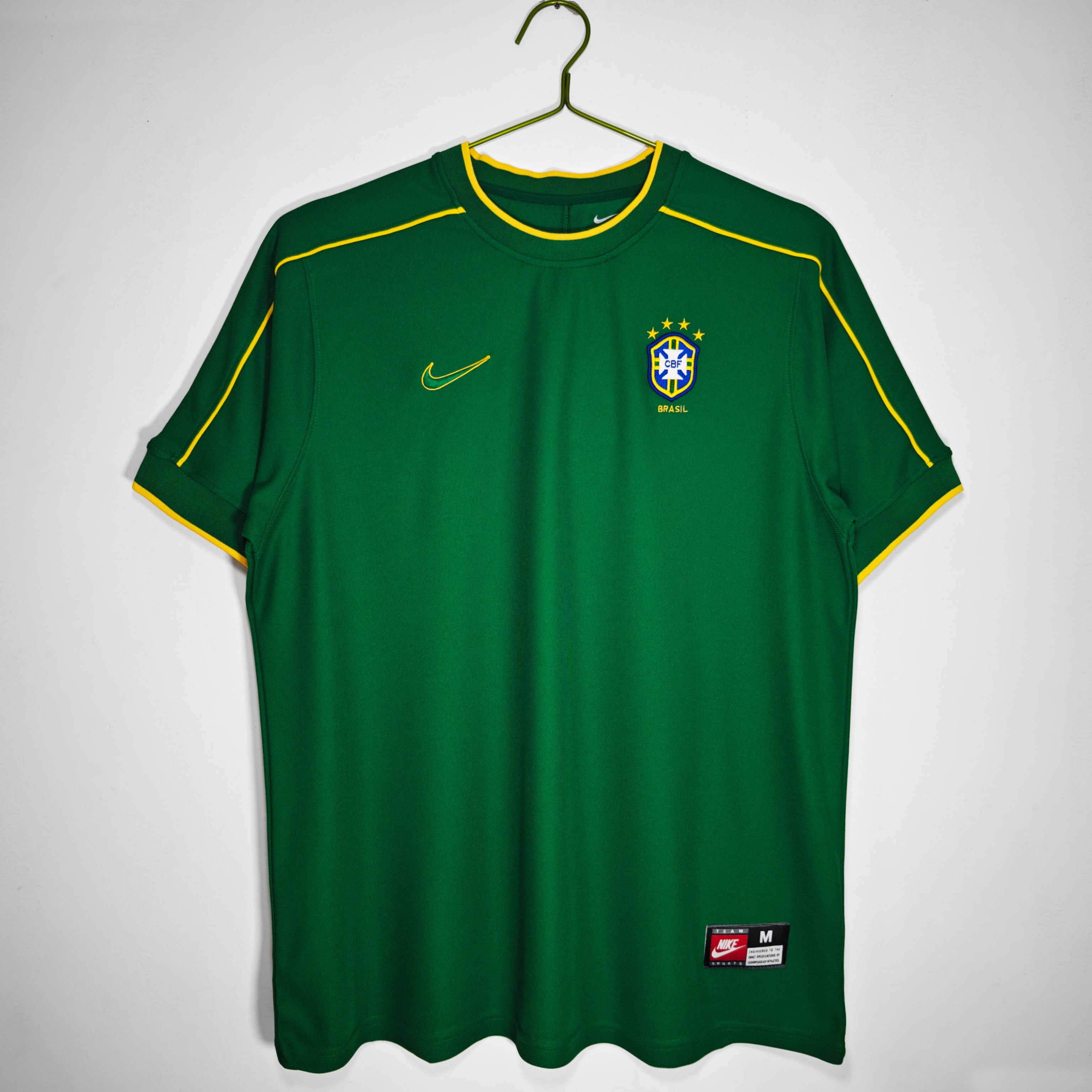 1998 Brazil Goalkeeper Retro Jersey