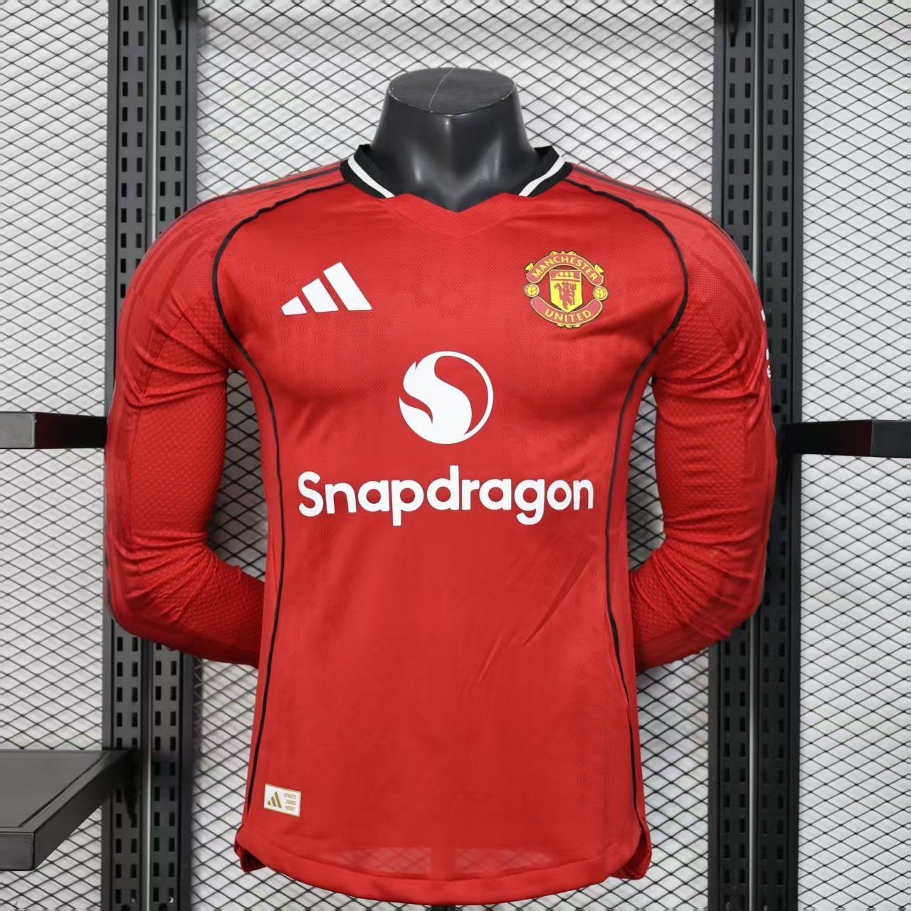 25/26 Manchester United Long Sleeve Home Jersey
