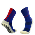 Short Grip Socks - Blue & Red