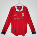 99/00 Manchester United Long Sleeve Home Retro Jersey