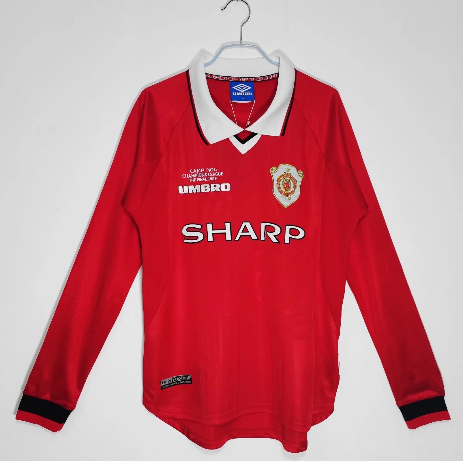 99/00 Manchester United Long Sleeve Home Retro Jersey